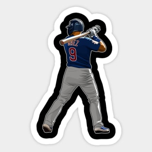 Javier Baez #9 Bats Ready Sticker